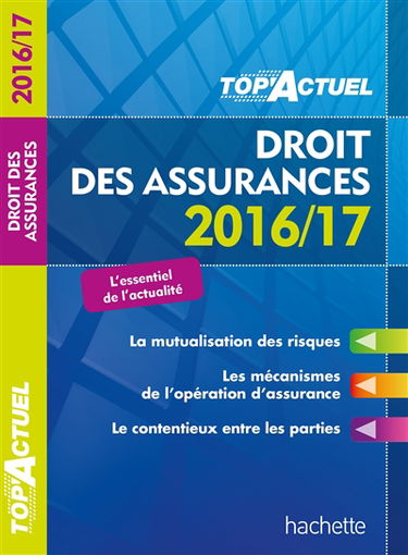 Droit des assurances : 2016-17