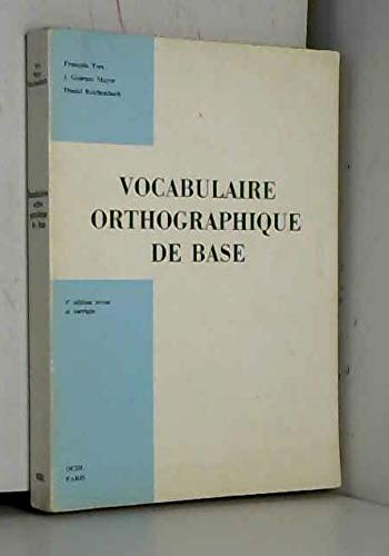 Programme de vocabulaire orthographique de base : Cycles primaire et secondaire, répartition par centres d'étude