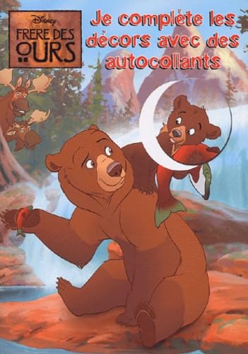 Frère des ours : je complète les décors avec les autocollants