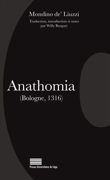 Couverture de Anathomia (Bologne, 1316)
