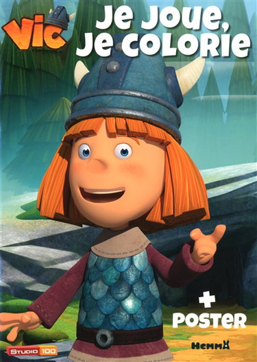Couverture de Vic : je joue, je colorie