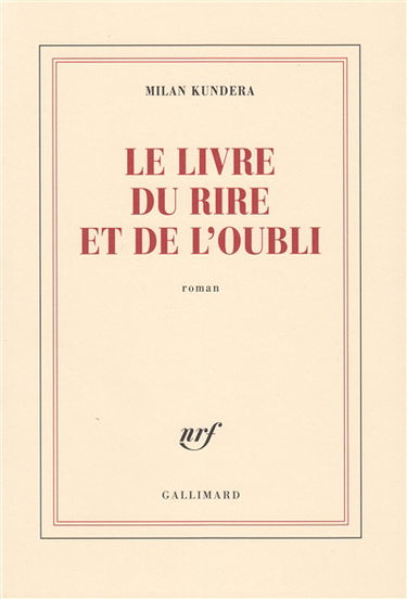 Le livre du rire et de l'oubli