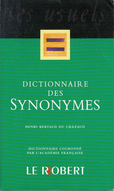 Dictionnaire des synonymes