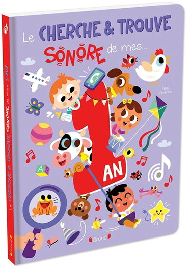 Couverture de Le cherche & trouve sonore de mes...1 an par Tiago Americo