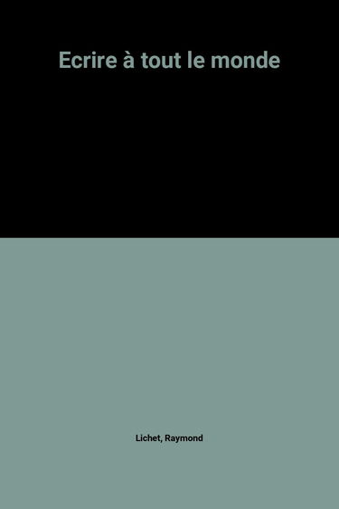 Ecrire à tout le monde