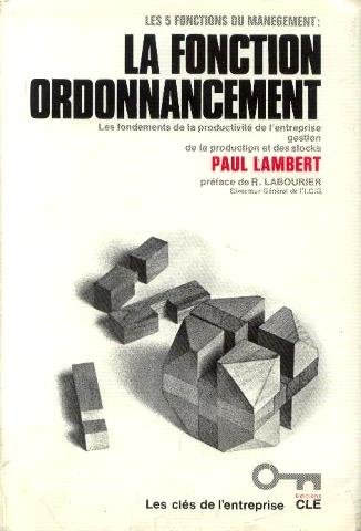 Couverture de La fonction ordonnancement