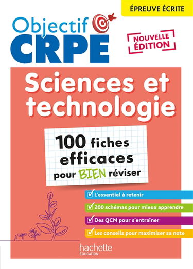 Sciences et technologie : épreuve écrite, concours 2026 : 100 fiches efficaces pour bien réviser