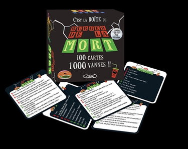 Couverture de C'est la boîte du burger de la mort : 100 cartes, 1.000 vannes !!