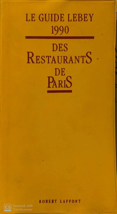 RESTAURANTS PARIS LEBEY 90