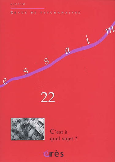 Essaim, n° 22. C'est à quel sujet ?