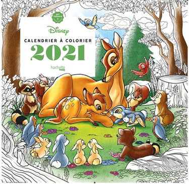Calendrier à colorier 2021