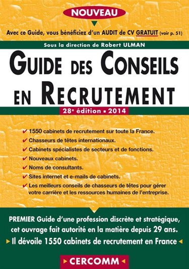 Guide des conseils en recrutement 2014