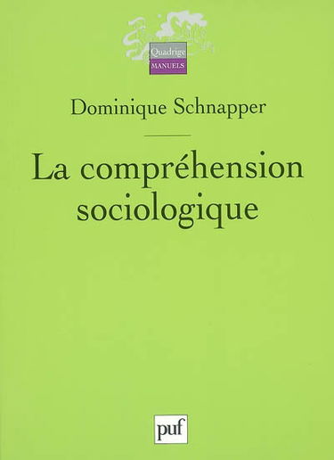 La compréhension sociologique : démarche de l'analyse typologique