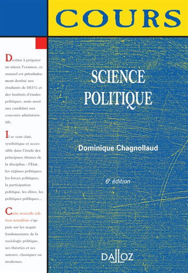 Science politique : éléments de sociologie politique