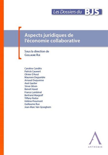 Aspects juridiques de l'économie collaborative