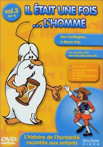 Couverture de Il était une fois... L'Homme - Vol.3 : Des Carolingiens... à Marco Polo par Albert Barillé