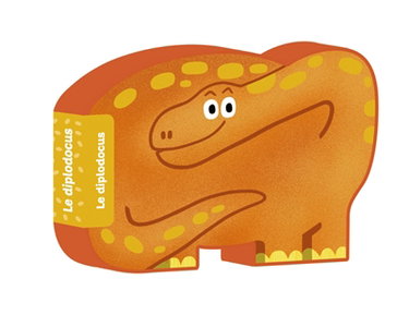 Couverture de Le diplodocus par Florence Langlois