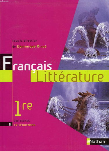 Français Littérature 1e