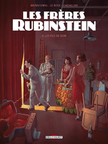 Couverture de Les frères Rubinstein. Vol. 4. Les fils de Sion