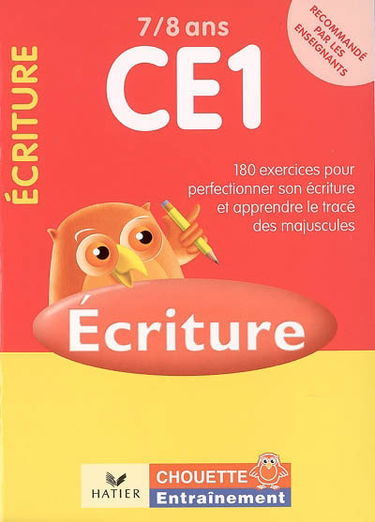 Ecriture CE1, 7-8 ans