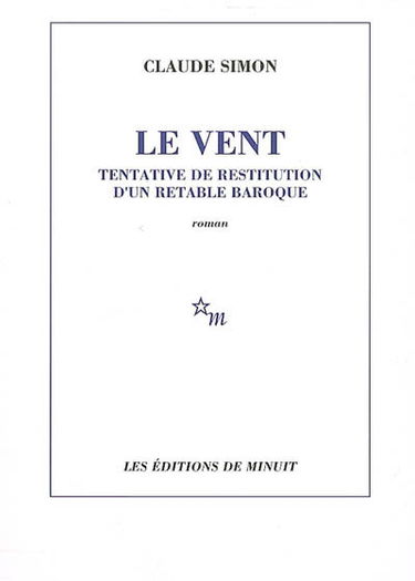 Le vent : tentative de restitution d'un rétable baroque