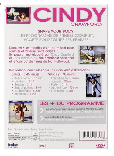 Couverture de Cindy Crawford : Shape Your Body - Un programme de fitness complet adapté à toutes les femmes