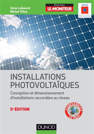 Couverture de Installations photovoltaïques : conception et dimensionnement d'installations raccordées au réseau