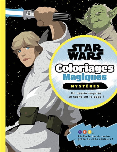 Couverture de Star Wars : coloriages magiques : mystères par Walt Disney company