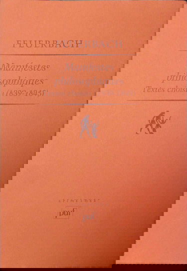 Manifestes philosophiques : textes choisis, 1839-1845
