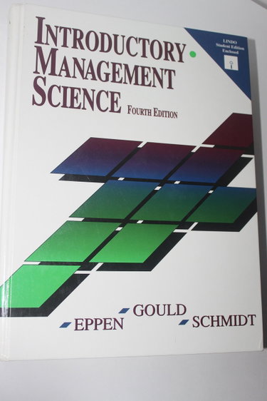 Couverture de Introductory Management Science