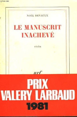 Couverture de Le manuscrit inacheve.