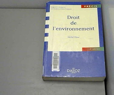 Droit de l'environnement, 4e édition