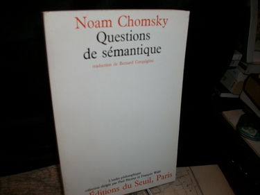 Questions de sémantique