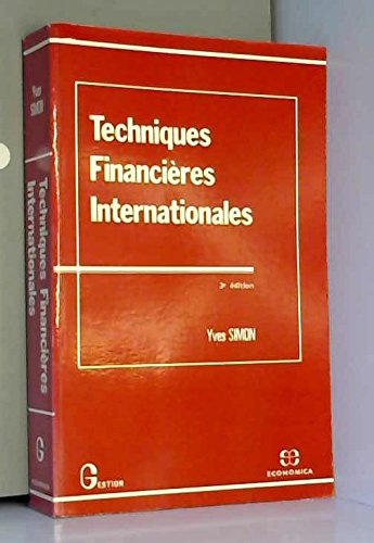Techniques financières internationales (Gestion)
