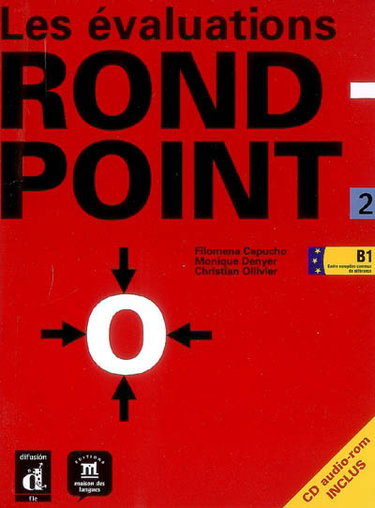 Couverture de Les évaluations de Rond-point 2, B1 cadre européen commun de référence