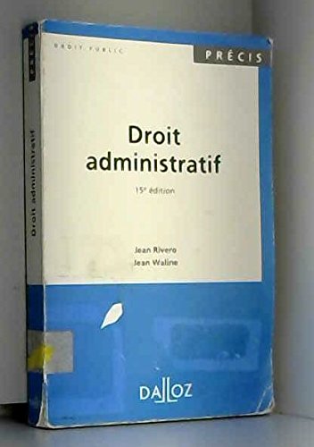 DROIT ADMINISTRATIF.: 15ème édition