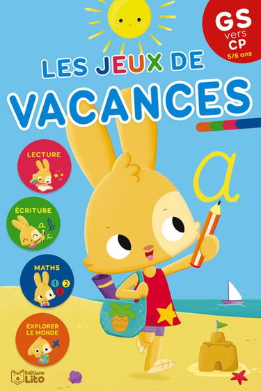 Couverture de Les jeux de vacances : GS vers CP, 5-6 ans