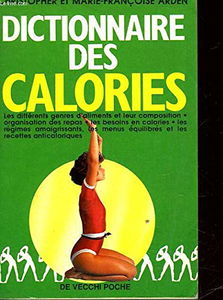 Dictionnaire des calories