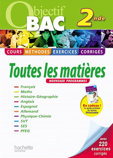 2de, toutes les matières : nouveaux programmes