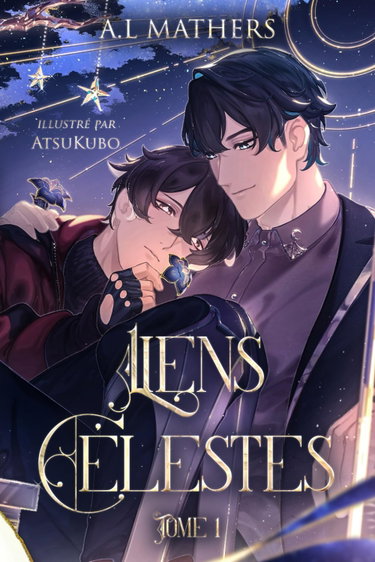 Couverture de Liens Célestes - Tome 1 (romance bl)
