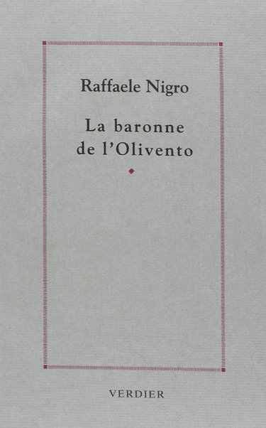 Couverture de La baronne de l'Olivento