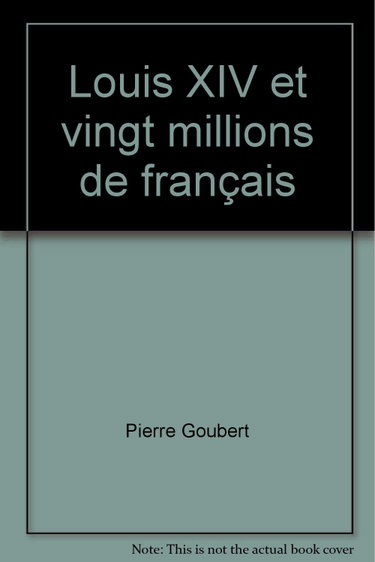 Couverture de Louis XIV et vingt millions de français