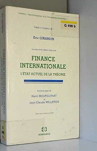 Finance internationale : l'état actuel de la théorie