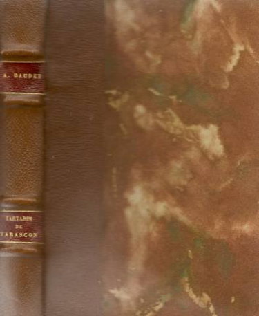 Couverture de Aventures prodigieuses de tartarin de tarascon - édition pour la jeunesse illustrée par dutriac- flammarion 1945
