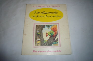 Couverture de un dimanche a la ferme , collection mon premier album hachette 1971, jane pilgrim