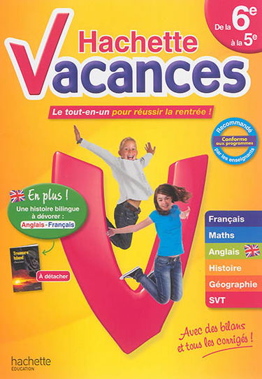 Hachette vacances, de la 6e à la 5e : le tout-en-un pour réussir la rentrée !