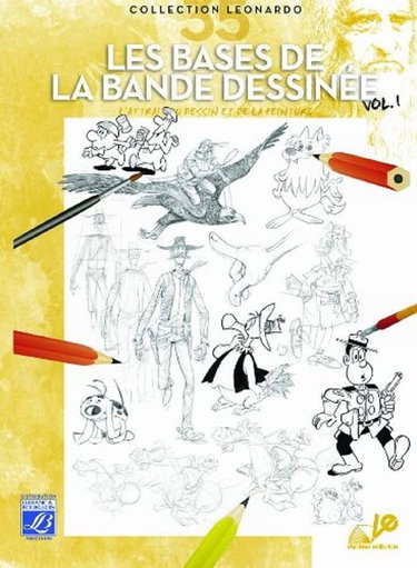 Couverture de Lefranc Bourgeois Album Léonardo N°35 Les Bases De La BD Volume 1