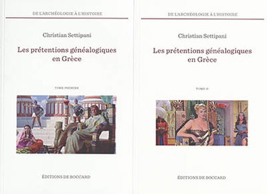 Couverture de Les prétentions généalogiques en Grèce : de l'époque byzantine à l'époque archaïque