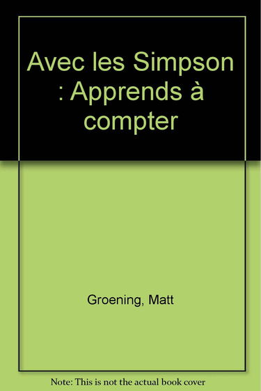 Apprends à compter avec les Simpson