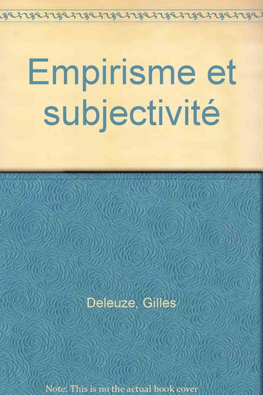 Empirisme et subjectivité